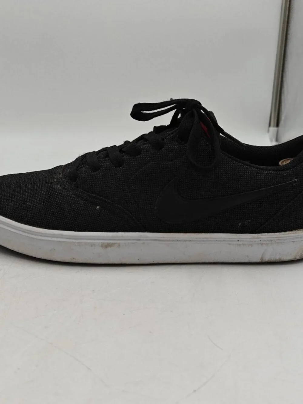 Nike SB Check Solar Canvas Black White Men’s 10.5 843896-007 Skate Shoes